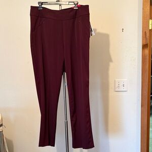 Investments Purple Straight Leg Women's Pants